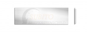 Briefkastenschild Marchi 84,5 x 24 Alu